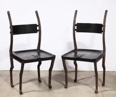 Pair of Metal Chairs by Laura Johnson Drake