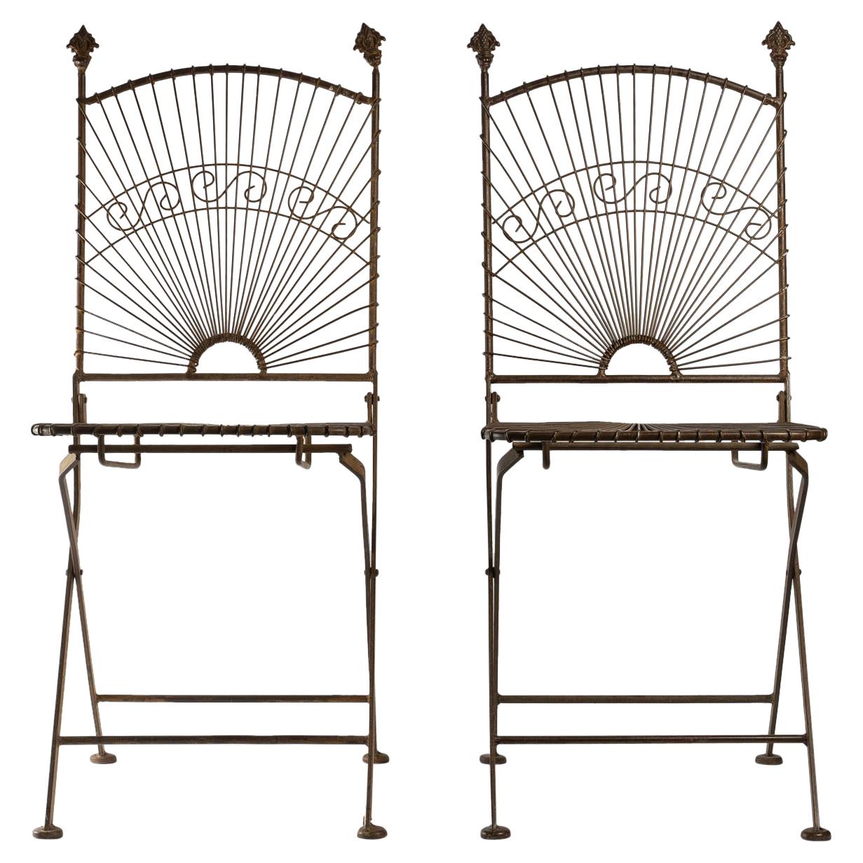 Pair of Metal Chairs