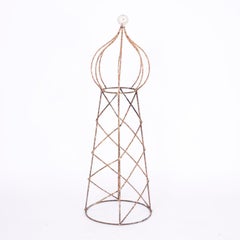 Pair of Metal Garden Topiaries