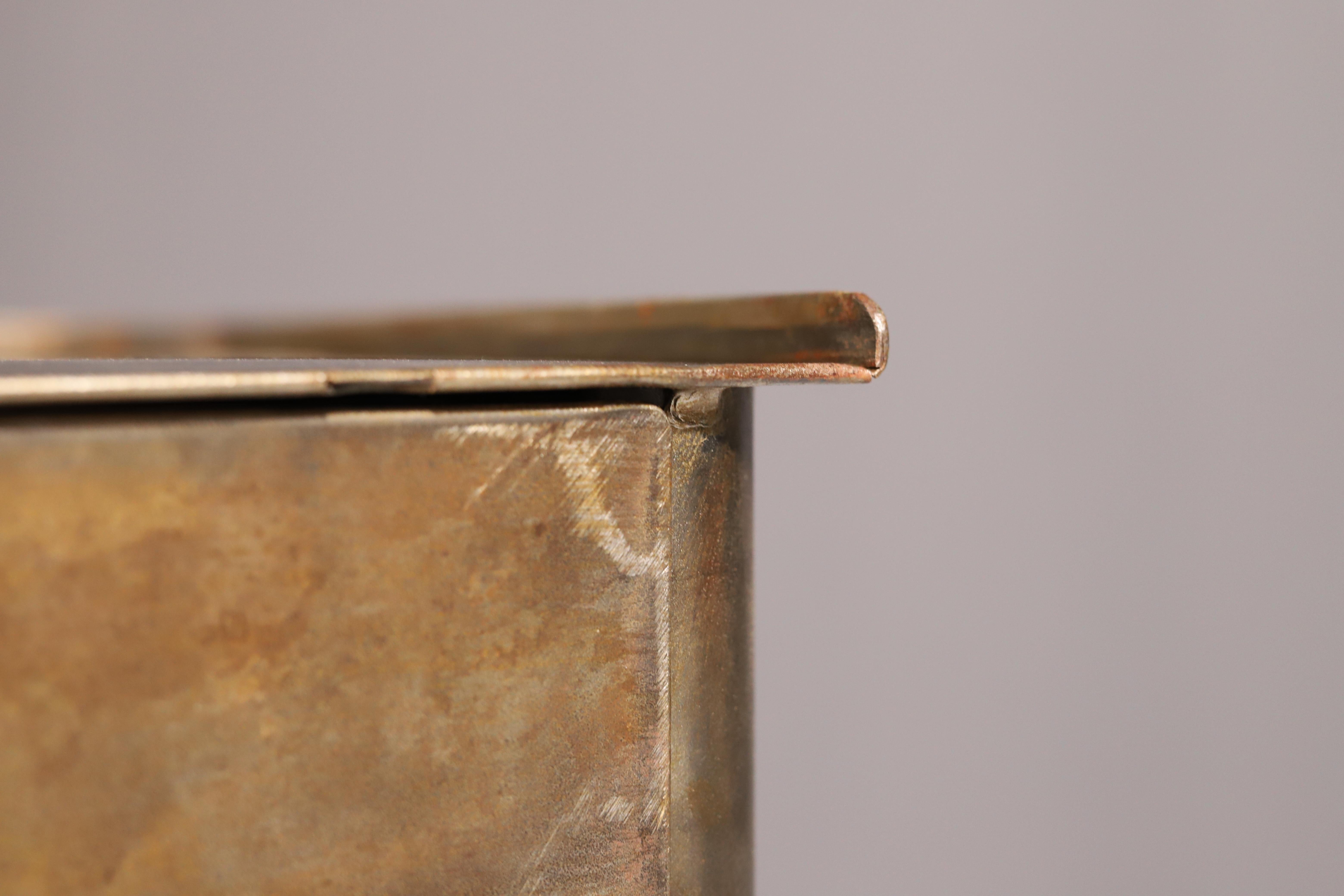 Pair of metal industrial bedside tables, 1960’s, Czechoslovakia 9