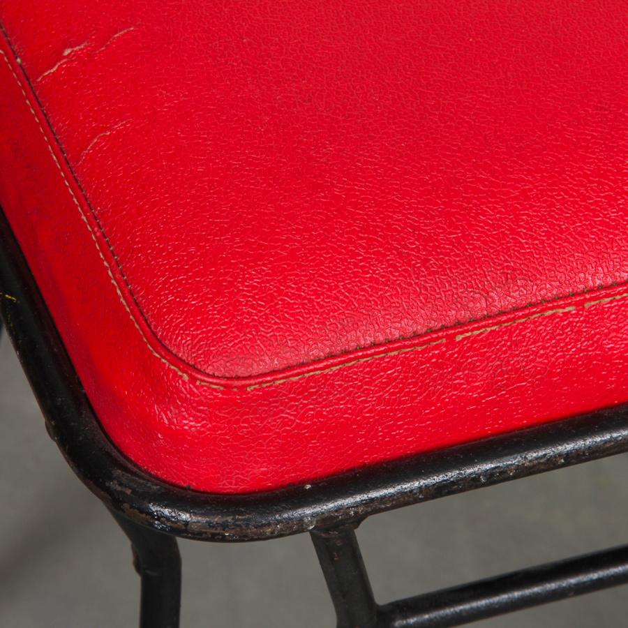 Polonais Paire de tabourets en métal, 1960 en vente