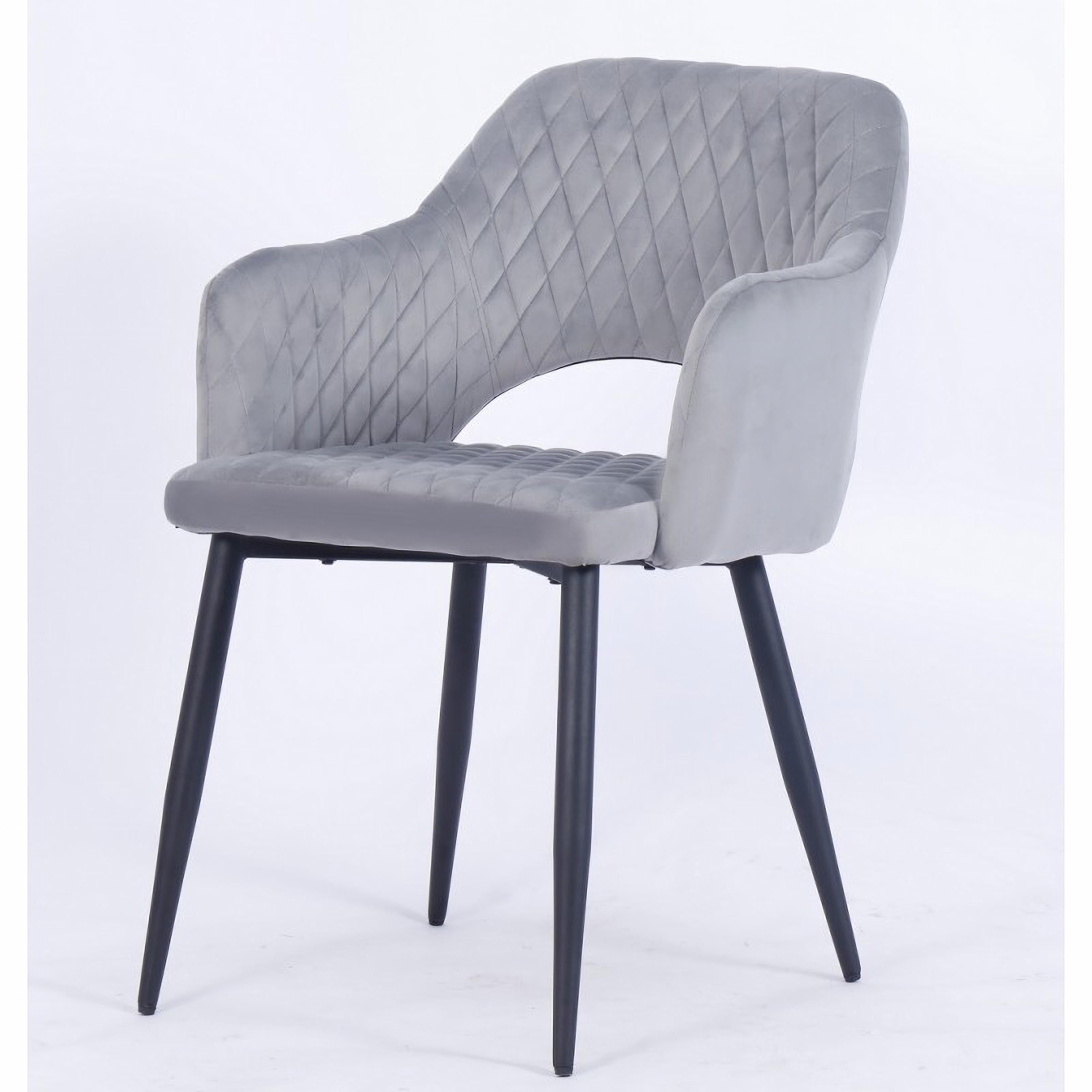 Pair of Metal Velvet Upholstered Metal Armchair New In New Condition For Sale In Madrid, ES