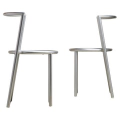Pair of Metallo chairs by Sergio Calatroni, Italy, 1995