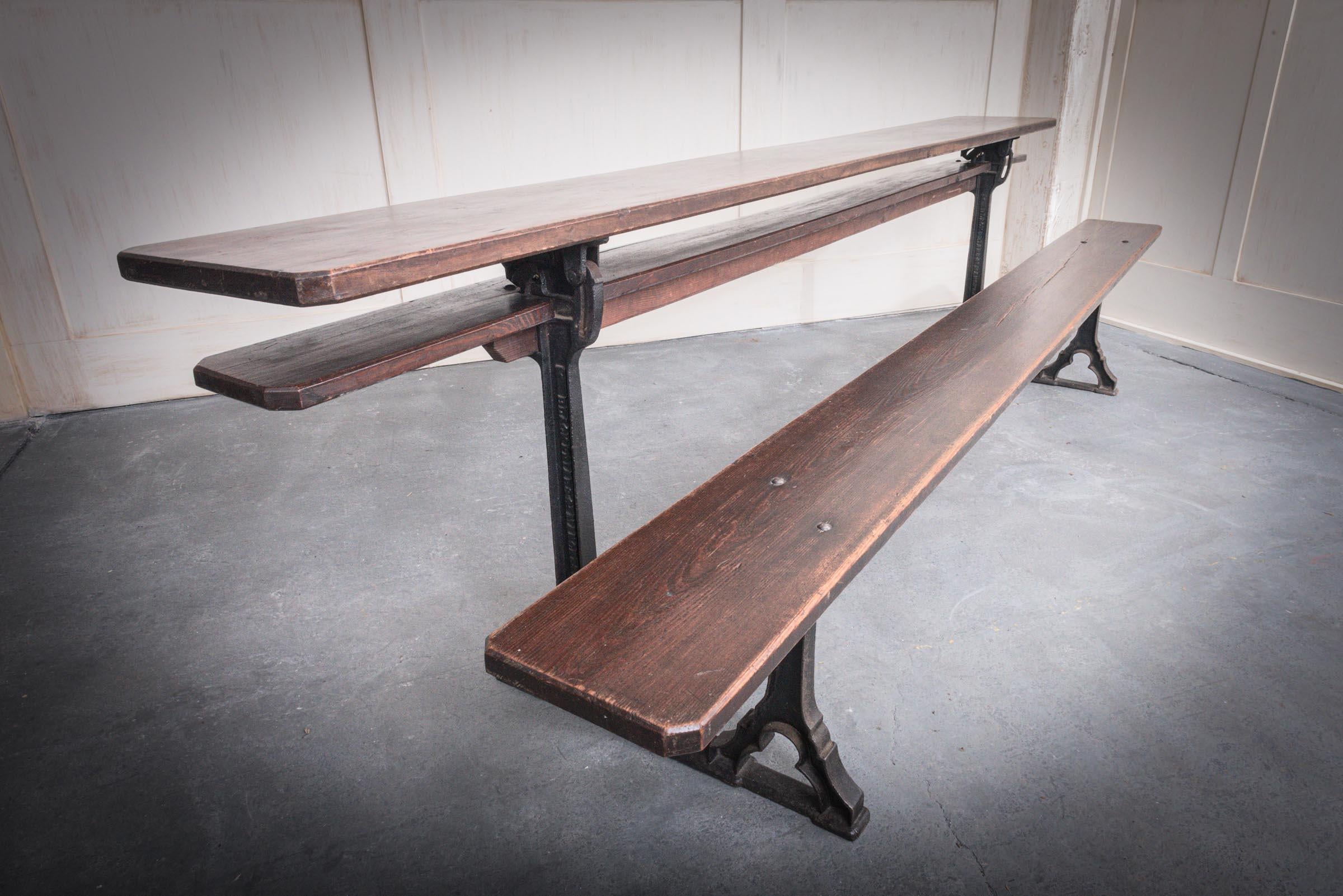 Pair of Metarmorphic Sidebotham Bench Tables 9