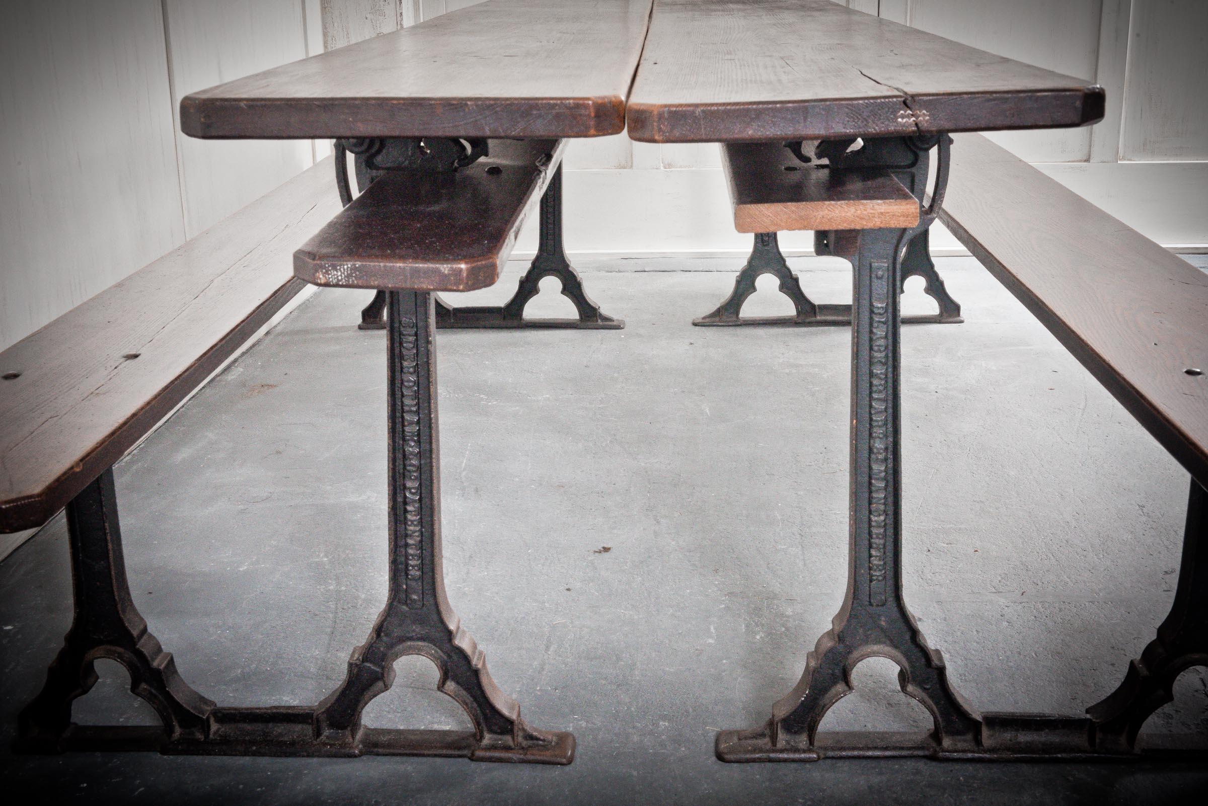 Mid-19th Century Pair of Metarmorphic Sidebotham Bench Tables