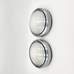 Pair of Metropoli Flush Mounts by Alberto Meda and Paolo Rizzatto for Luceplan