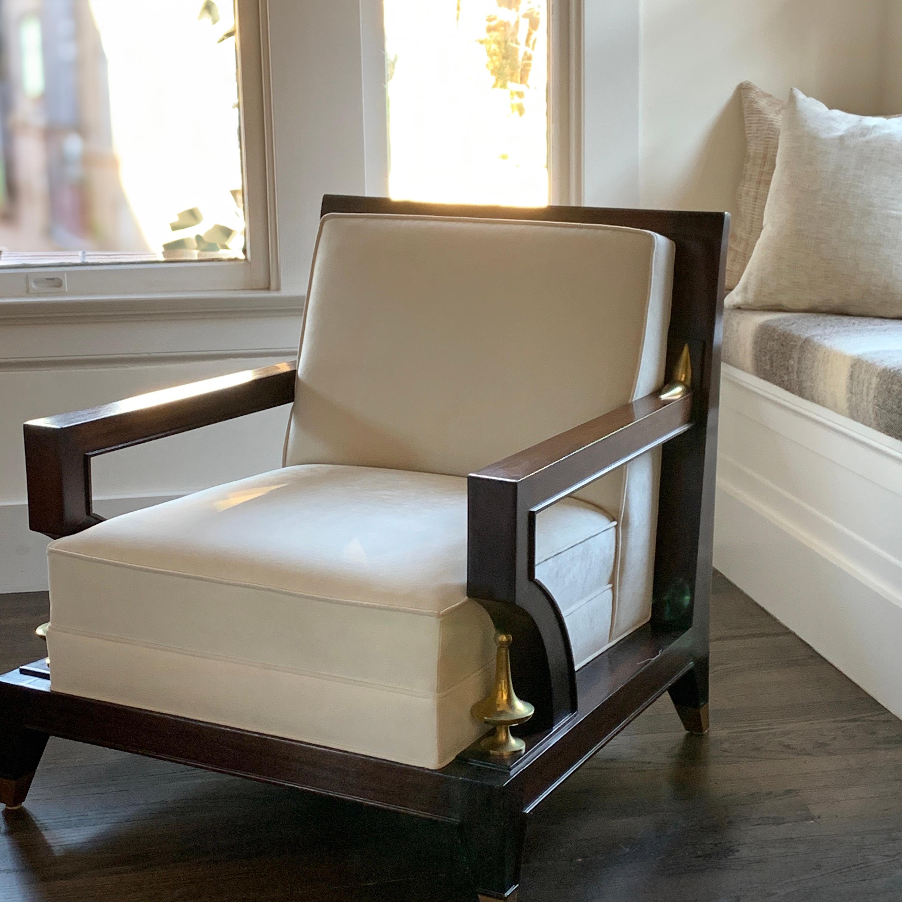 Mid-Century Modern Pair of Mexican 1950 Vidales Lounge Chairs For Sale