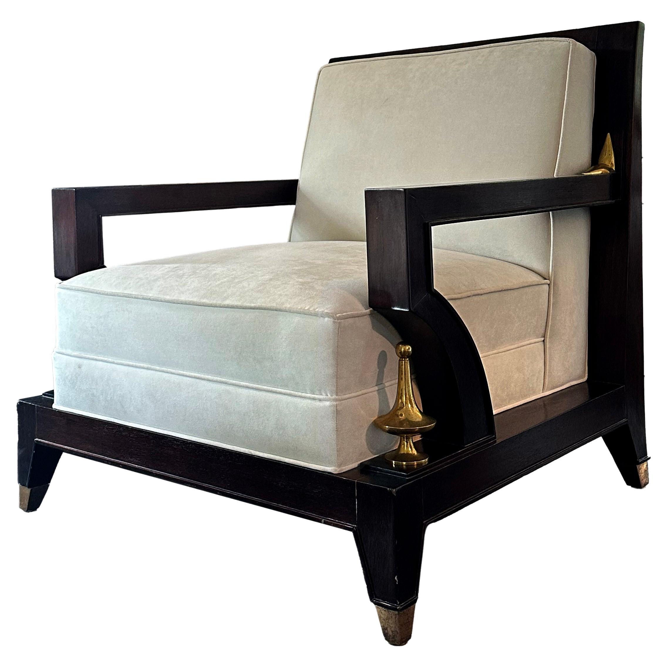Pair of Mexican 1950 Vidales Lounge Chairs For Sale