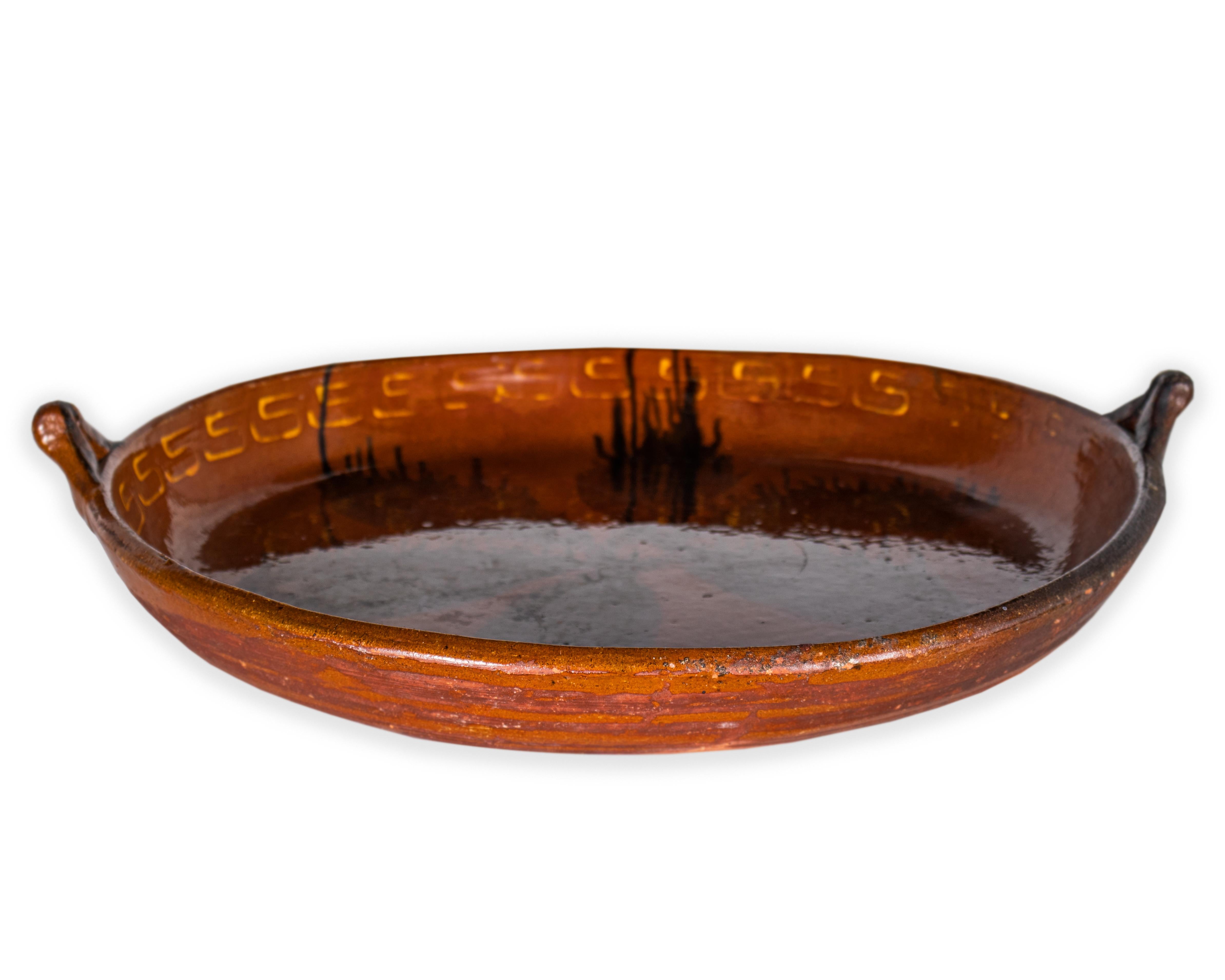 Ceramic Pair of Mexican Chargers