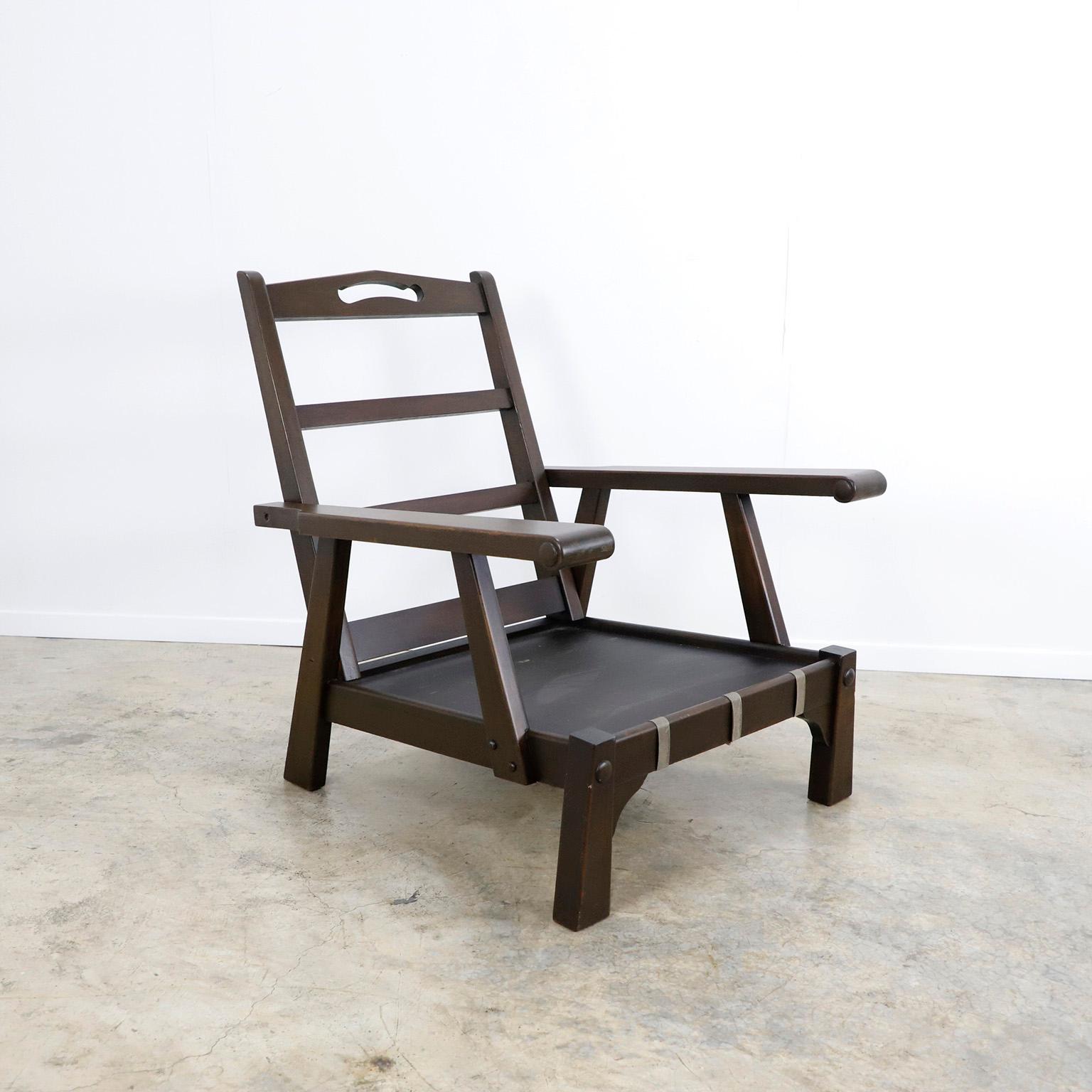 Mid-Century moderno Coppia di poltrone messicane in stile hacienda in vendita