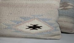 Pair of Mexican Indian Wool Serape Pillows
