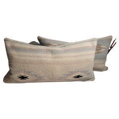 Paire de coussins mexicains en laine Serape
