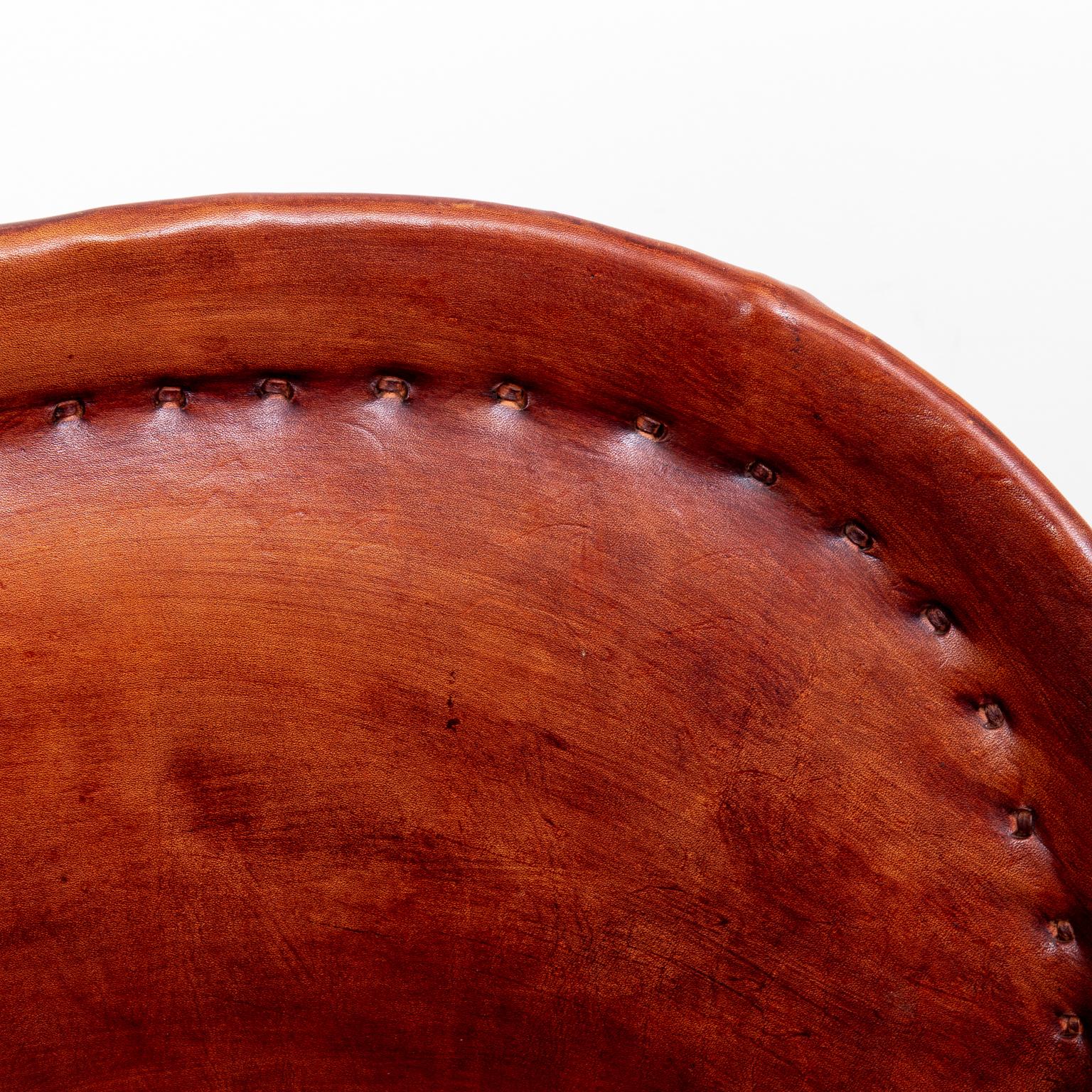 Pair of Mexican Leather Chairs 2