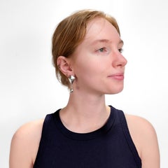 Pair of Mexican Mid-Century William Spratling Sterling Silver Drop Earrings