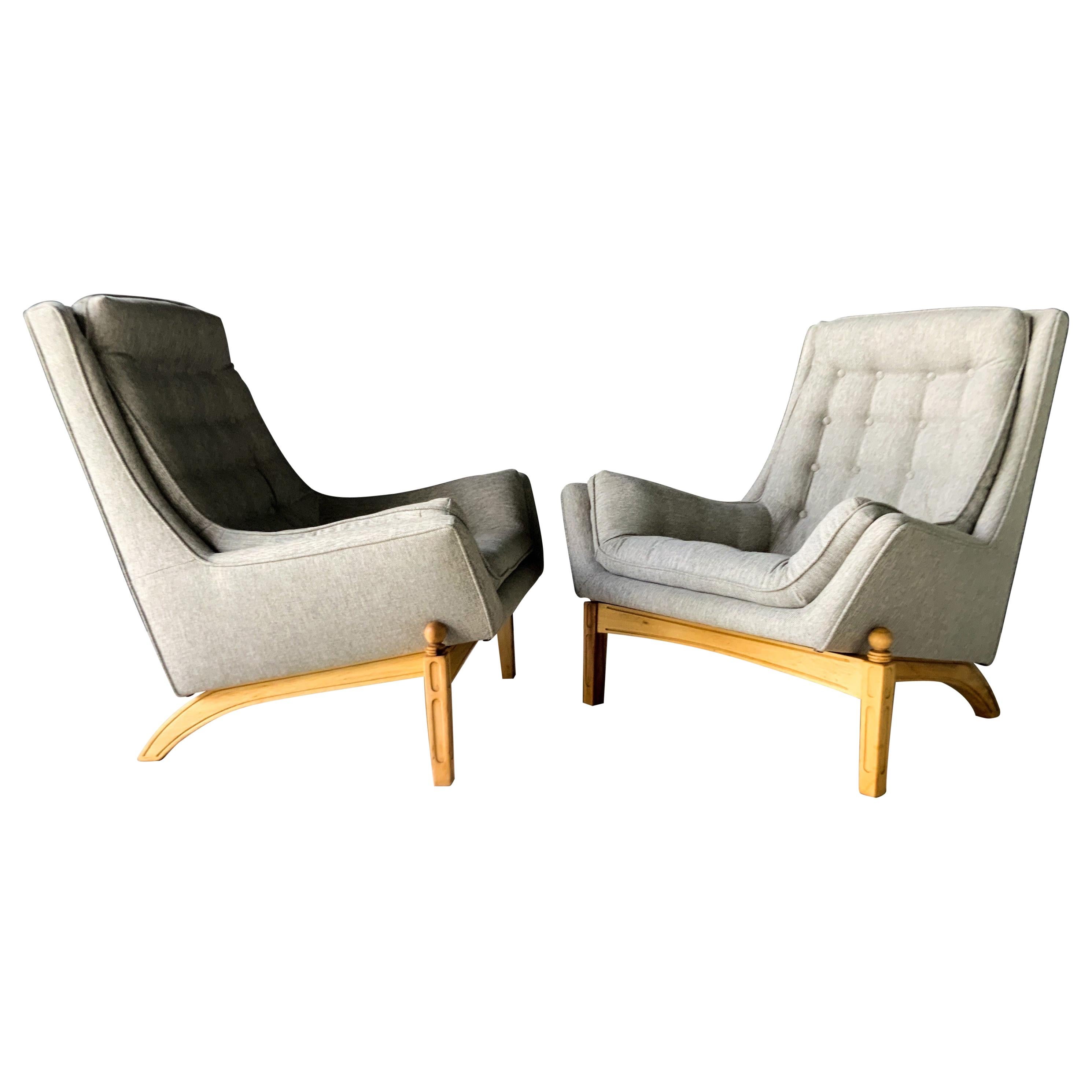 Pair of Mexican Armchairs by Robert & Mito block  For Sale