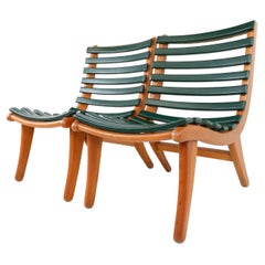Pair of Mexican San Miguelito Easy Chairs Attributed to Michael van Beuren