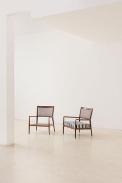 Mid-Century Modern Pair of Armchairs MF5 by Branco & Preto, 1960