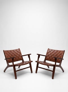 Pair of “Miami” Lounge Chairs by Olivier De Schrijver - 1990s