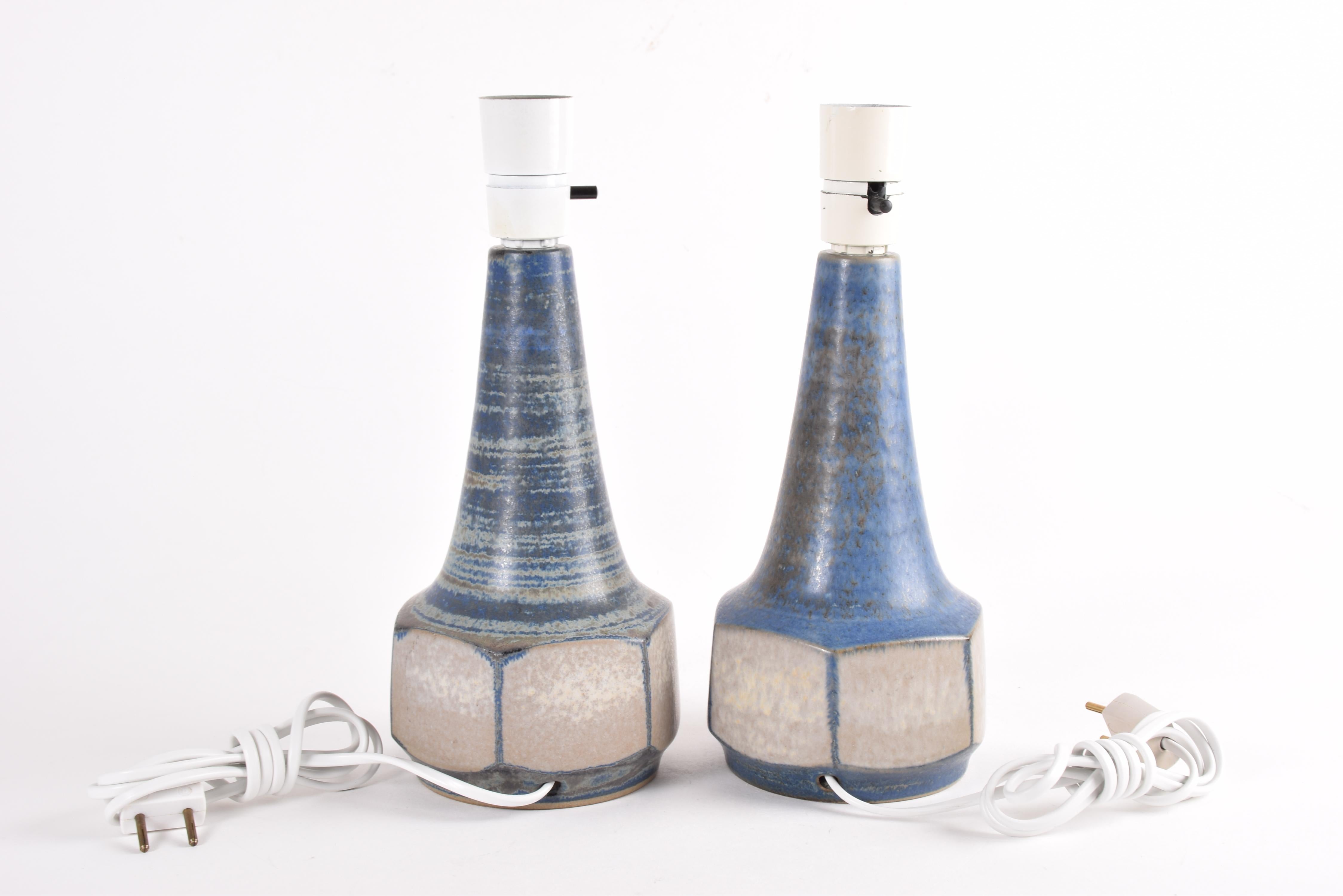 Pair of Michael Andersen Table Lamps by Marianne Starck, Danish Ceramic, 1960s 1