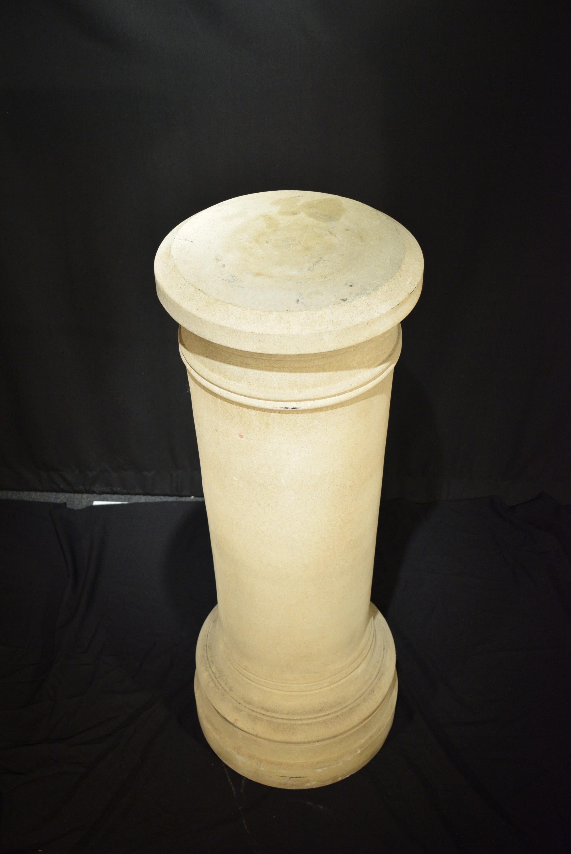 20th Century Pair of Michael Taylor Cast Stone Columns For Sale