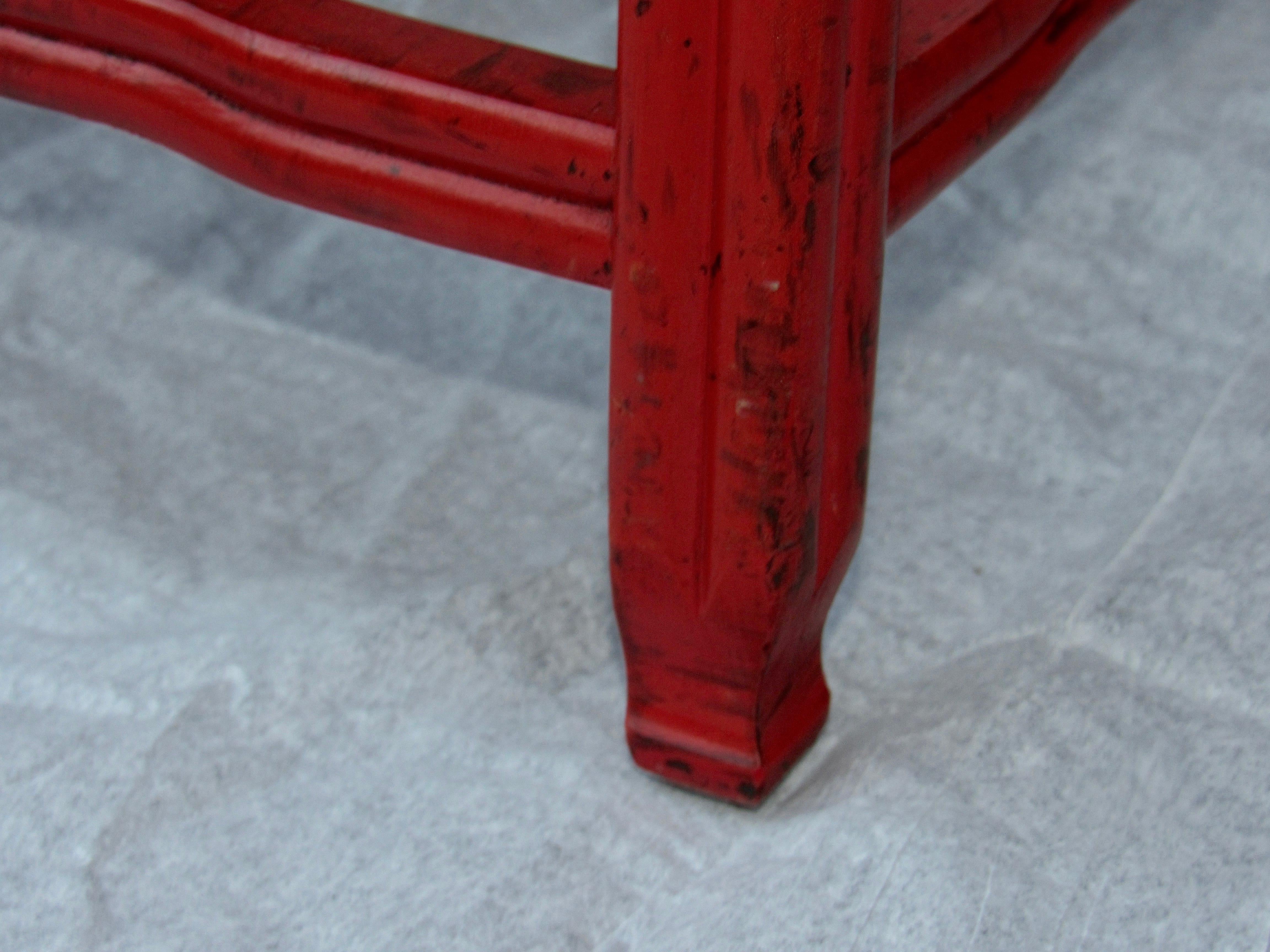 Pair of Michael Taylor Cinnabar Side Tables Baker Far East Collection circa 1960 2