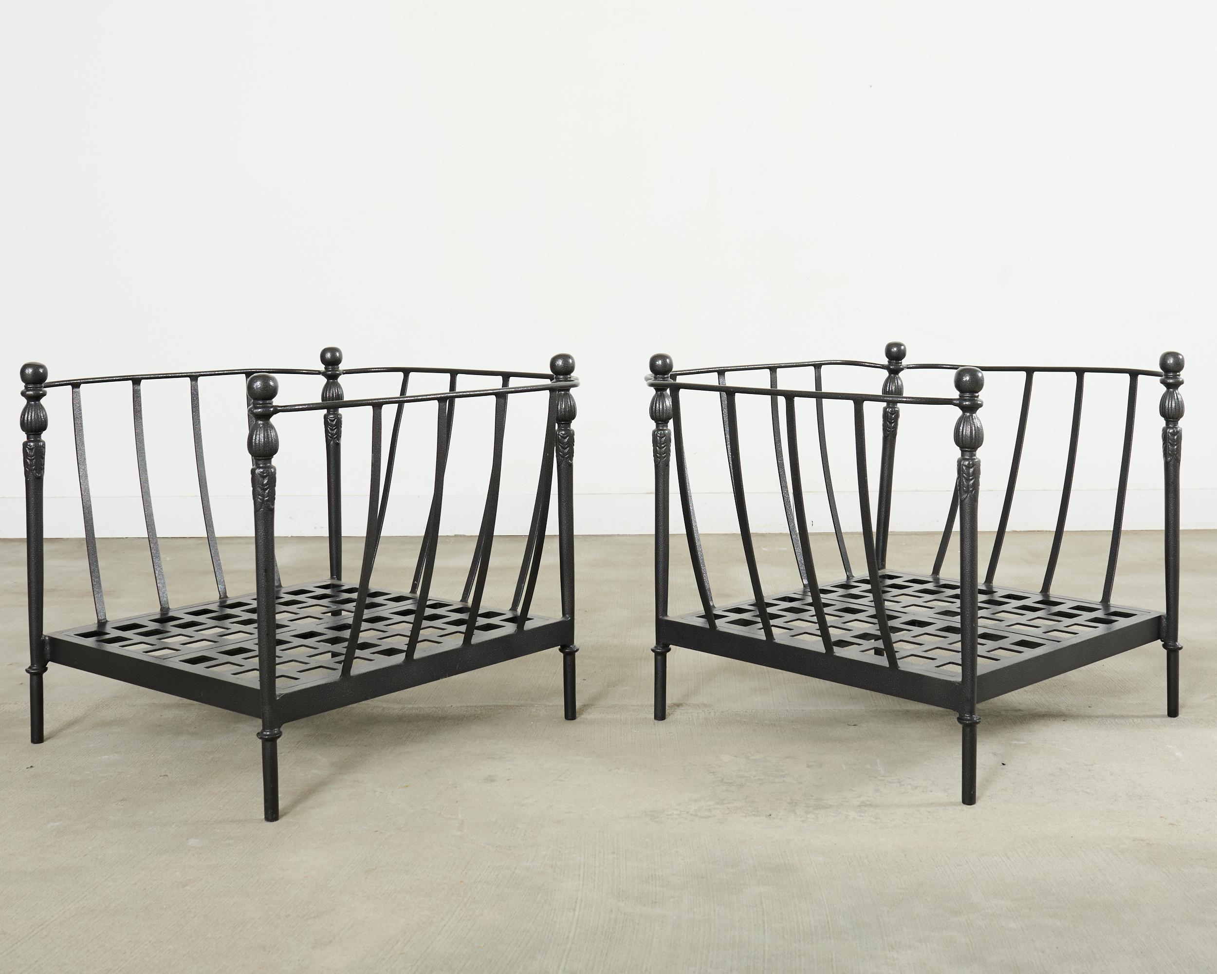 Pair of Michael Taylor Design Montecito Chairs For Sale 3