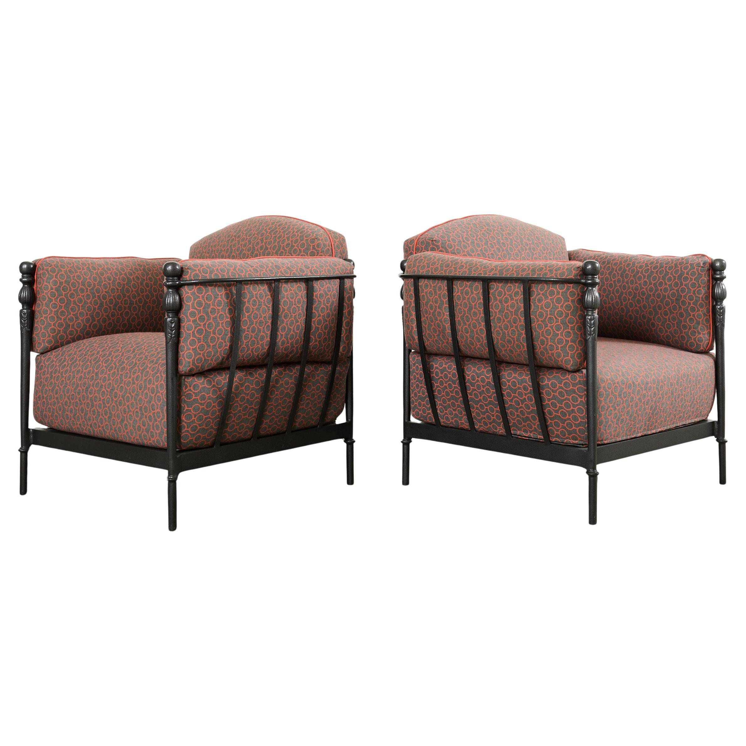 Pair of Michael Taylor Design Montecito Chairs For Sale