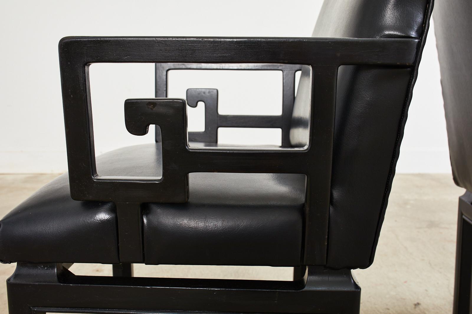 Paire de fauteuils de la collection Far East de Michael Taylor Bon état - En vente à Rio Vista, CA