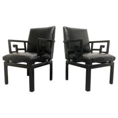Pair of Michael Taylor for Baker Armchairs