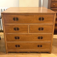 Pair of Michael Taylor for Baker Far East Collection Dresser Chests Commode