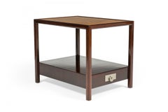 Pair of Michael Taylor for Baker Furniture Co. Teak and Mahogany End / SideTable