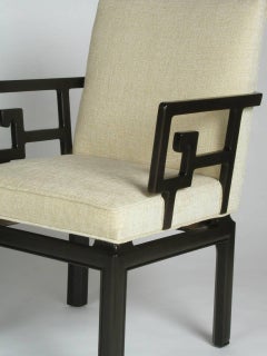 Paire de fauteuils Michael Taylor pour Baker Greek Key de la collection Far East