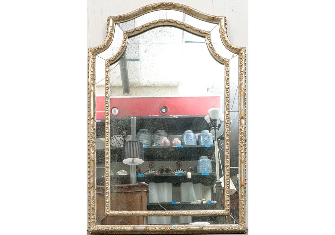 Neoclassical Pair Of Michael Taylor For Panache Bordeaux Segmented Wall Mirrors For Sale