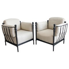 Pair of Michael Taylor Montecito Lounge Chairs