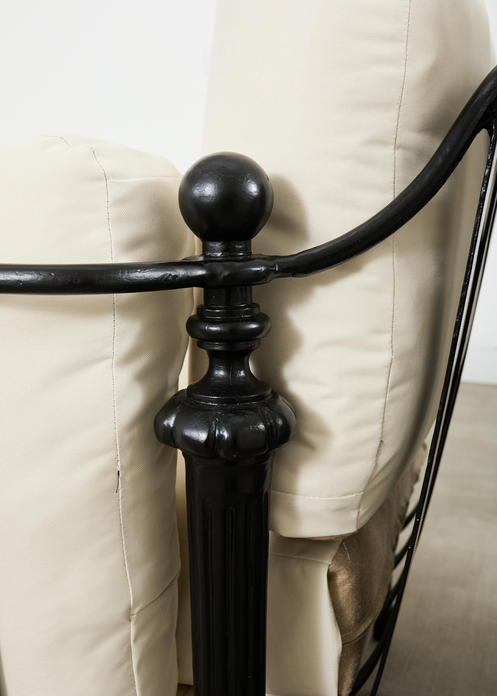 Pair of Michael Taylor Style Montecito Garden Chairs For Sale 7