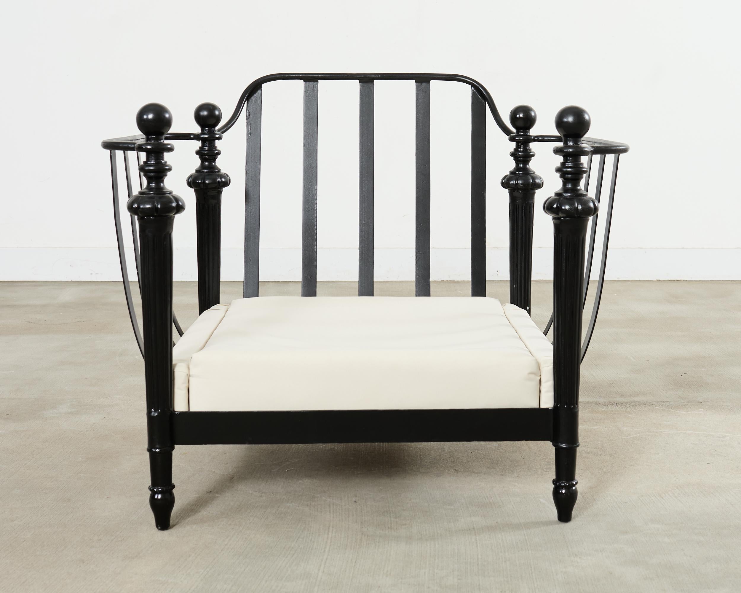 Pair of Michael Taylor Style Montecito Garden Chairs For Sale 9