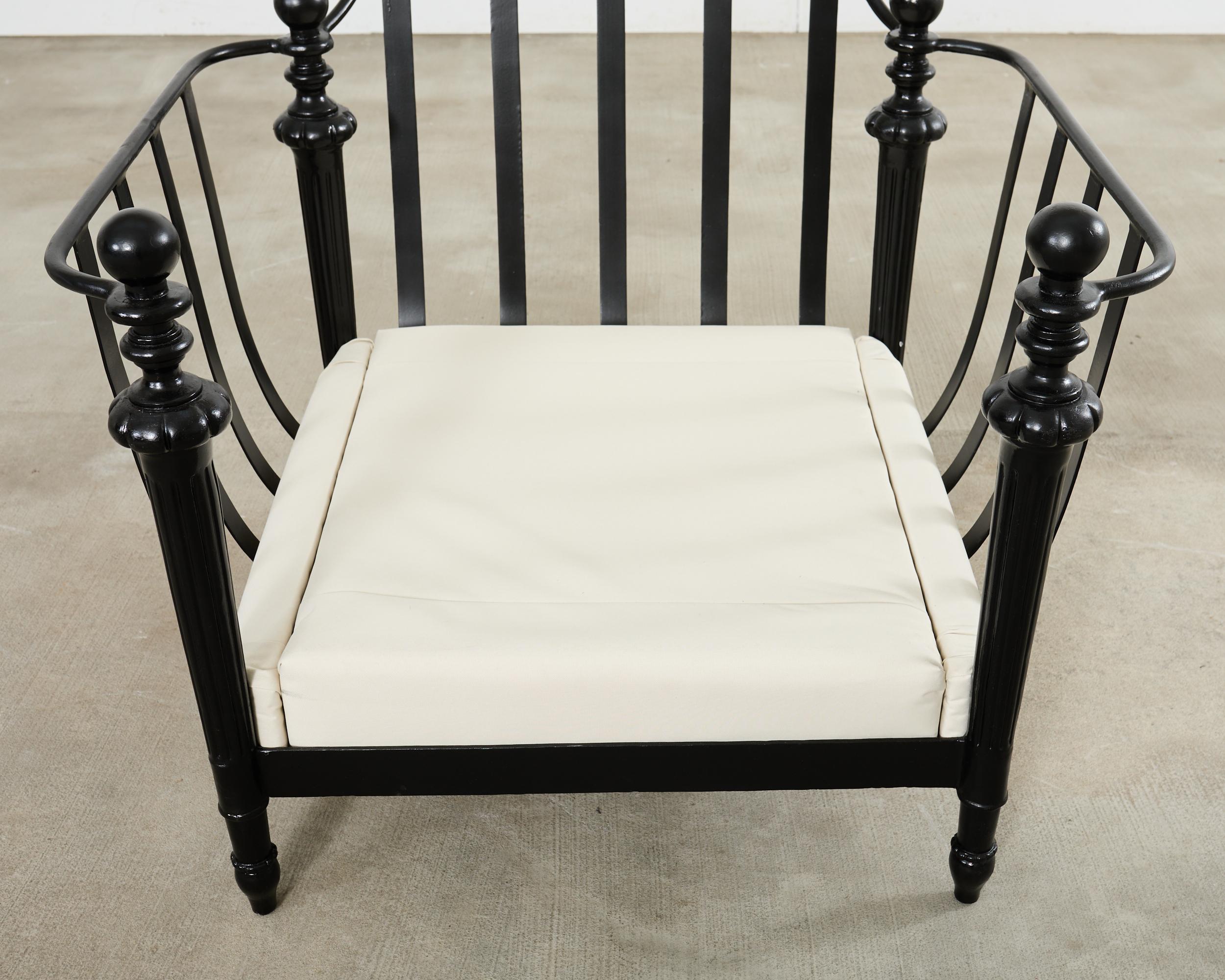 Pair of Michael Taylor Style Montecito Garden Chairs For Sale 11