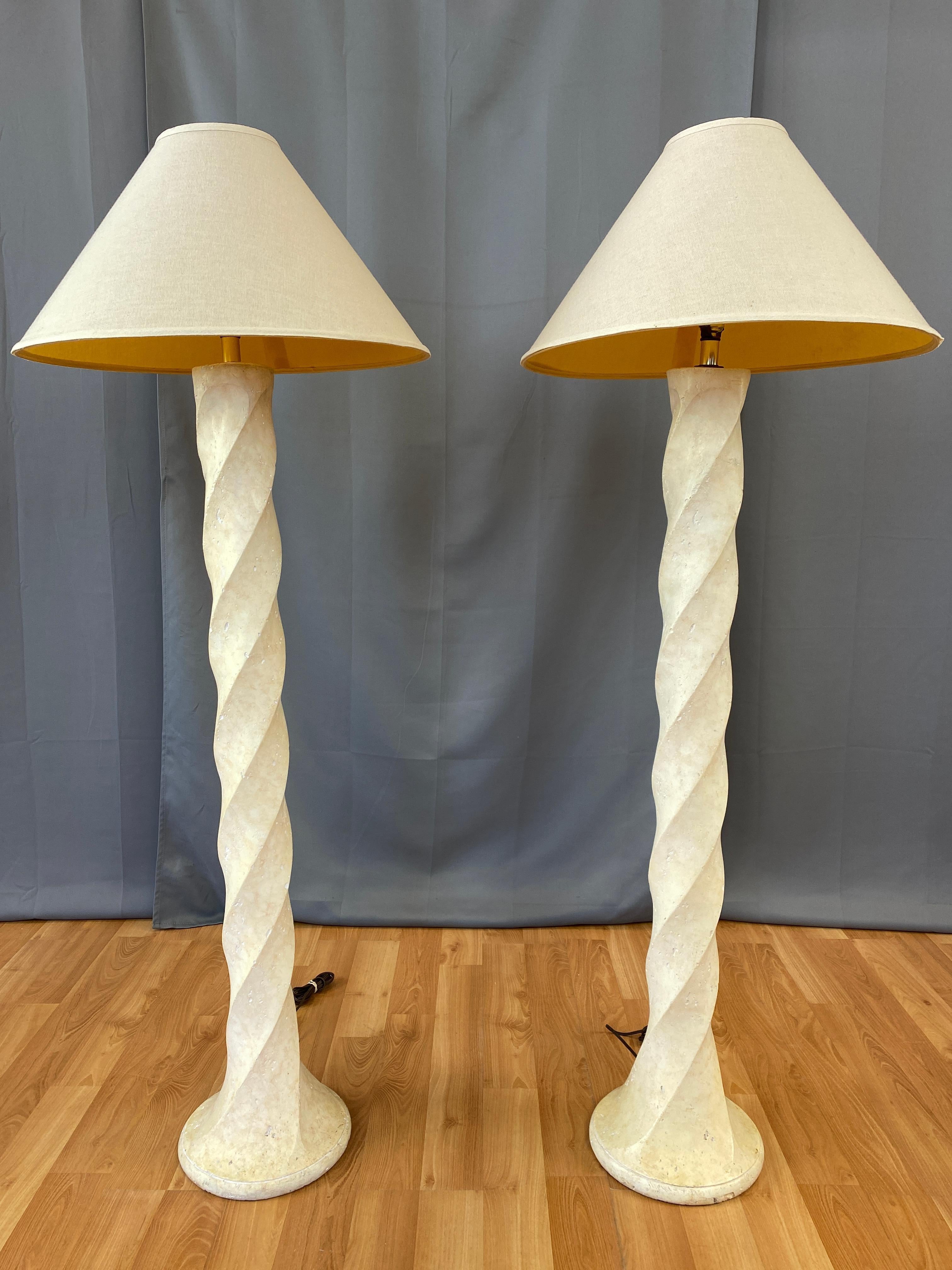 spiral floor lamp