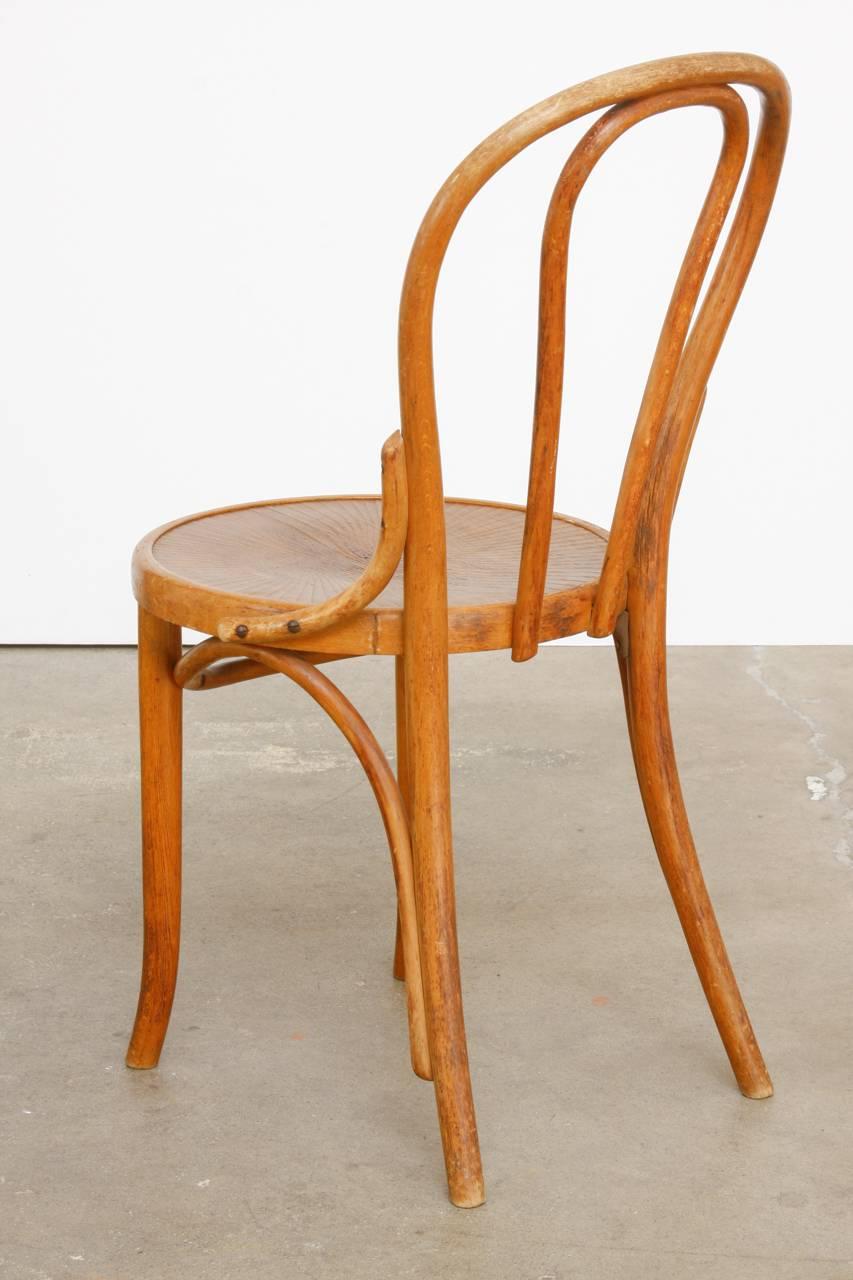 Pair of Michael Thonet No. 18 Bentwood Viennese Cafe Chairs 2