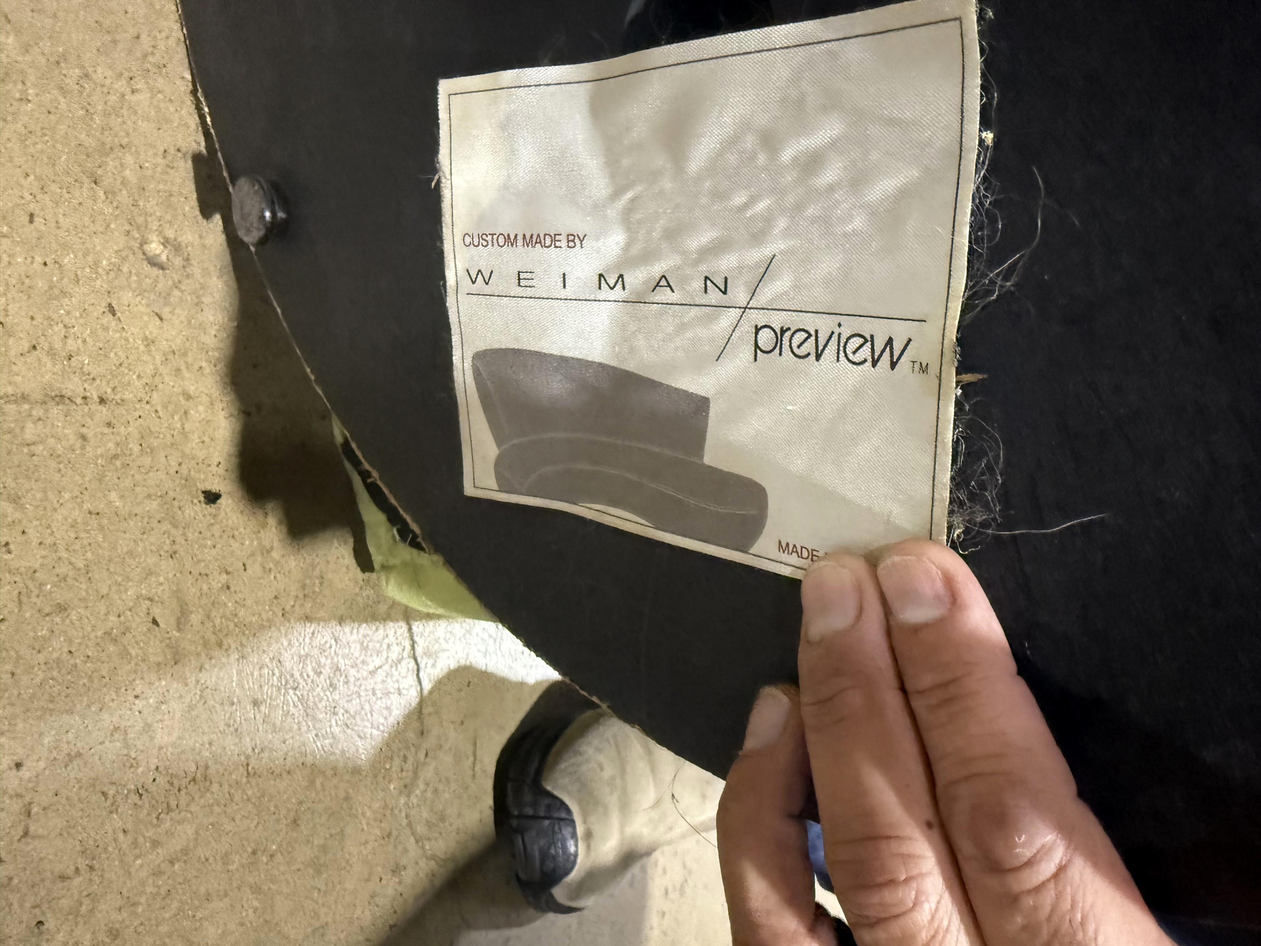 Paire de chaises pivotantes 