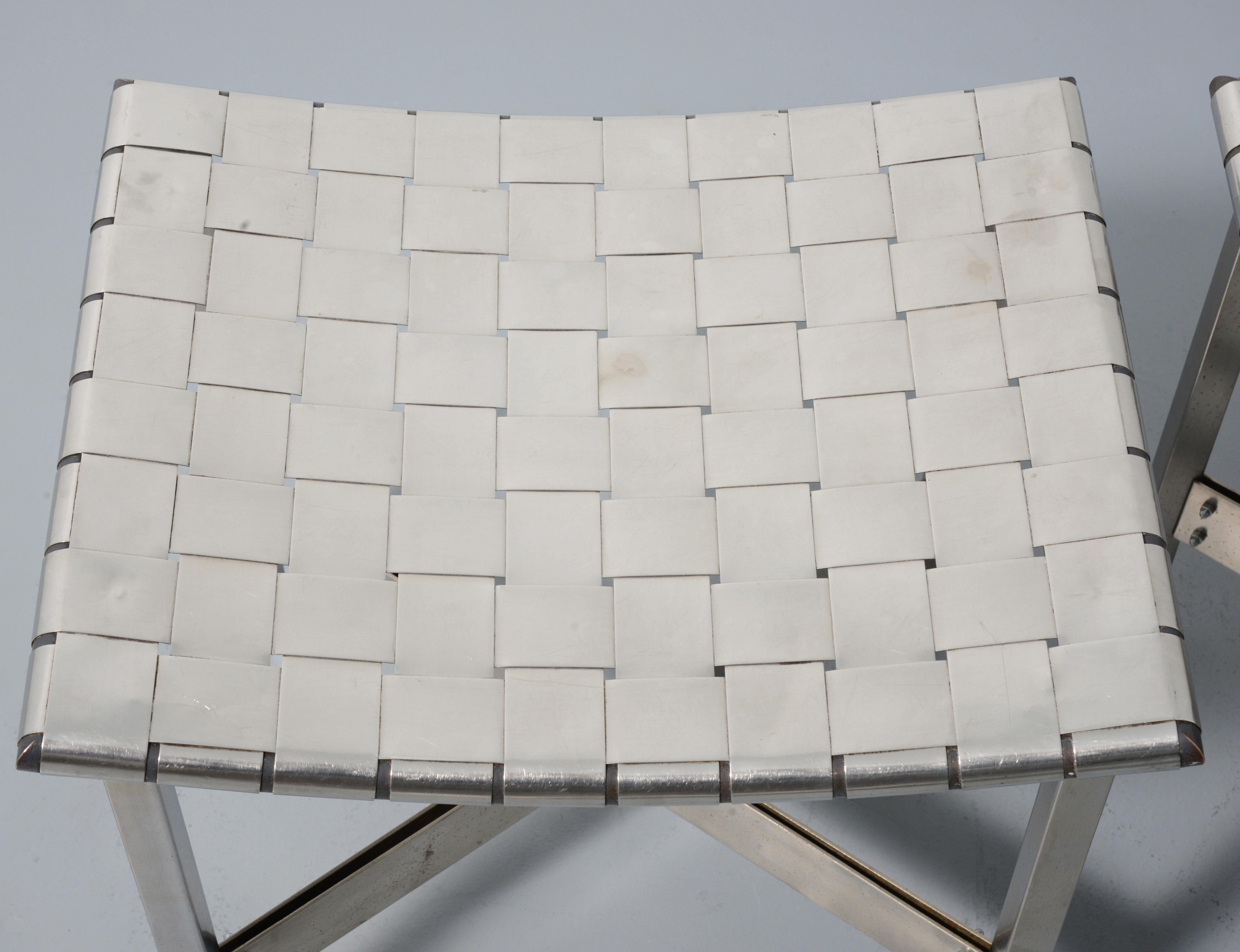 Pair of Michel Pigneres Stools For Sale 1