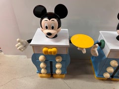 Pair of Mickey Mouse Chest of Drawers By Pierre Colleu, Circa 1980