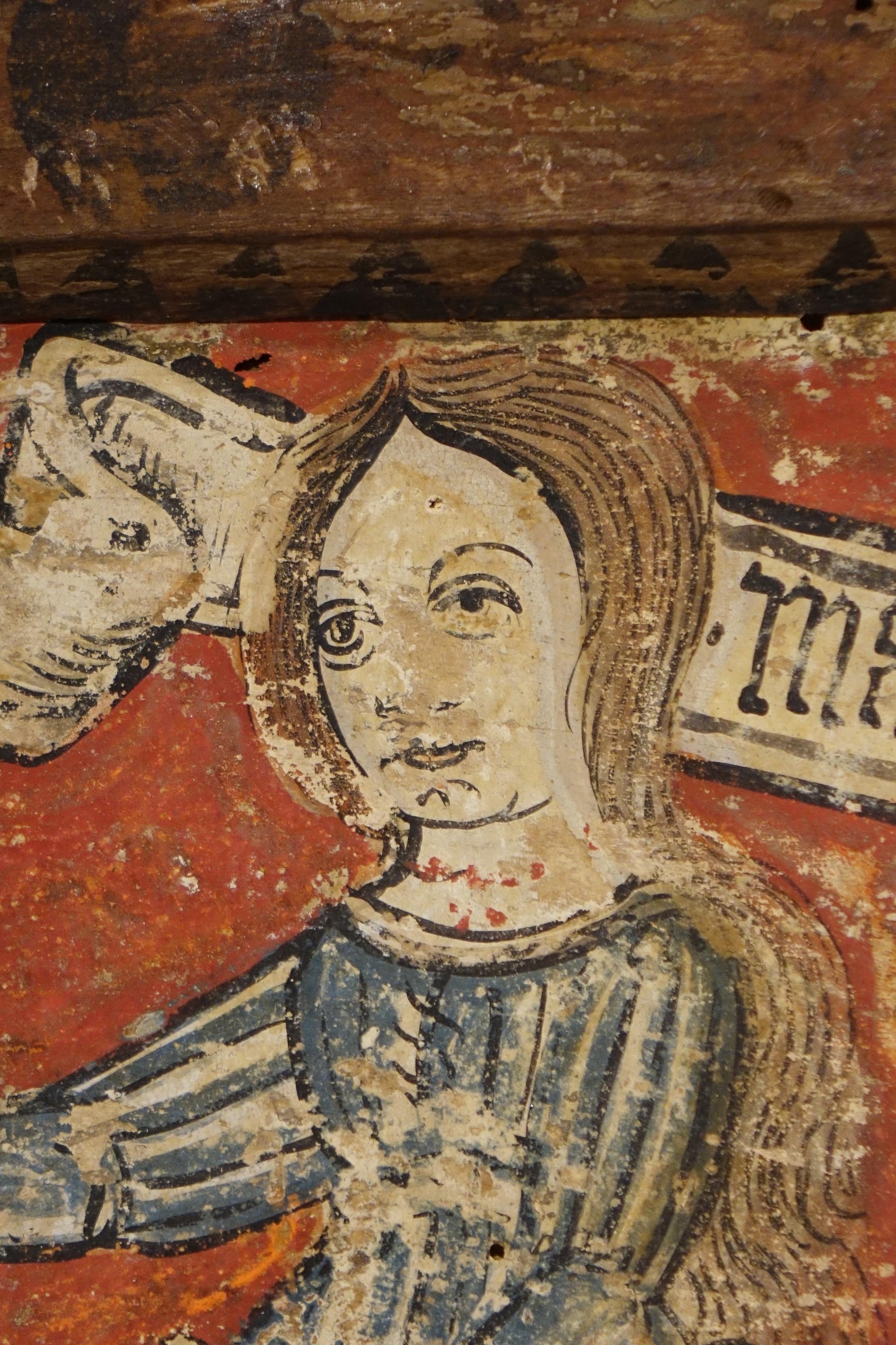 Pair of Mid-15th Century Painted Panels, Mantova, Italy  2