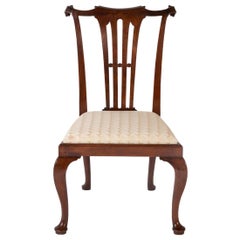 Pair of Mid-18th Century George III Walnut Side Chairs