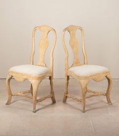 Pair of Mid-18th Century Swedish Side Chairs