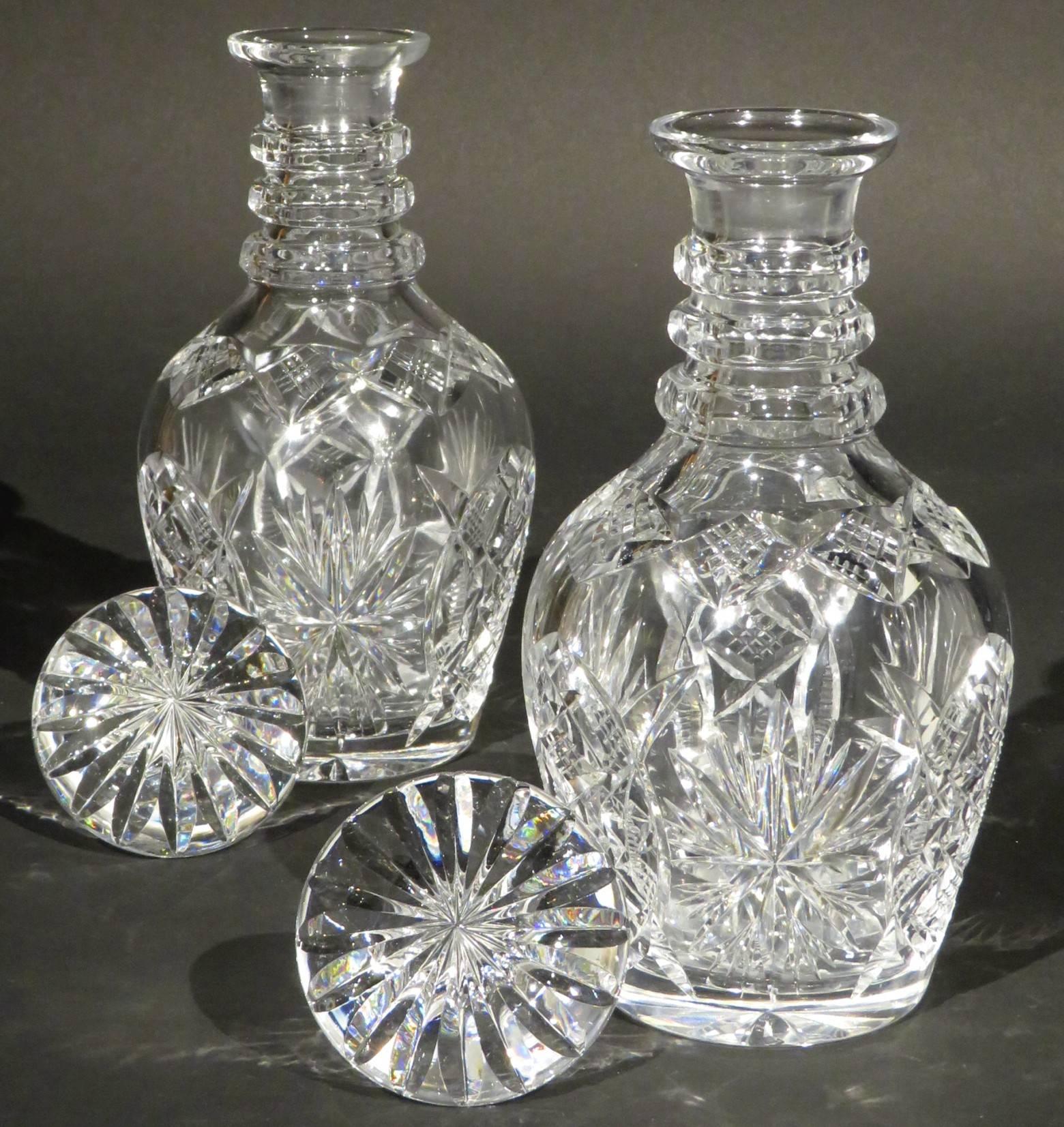 cut glass decanters
