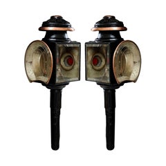 Pair of Mid-19th Century Carriage Lamps, circa 1860