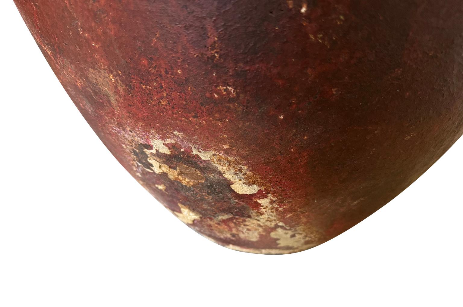 Coppia di vasi in ferro smaltato della metà del XIX secolo in vendita 4