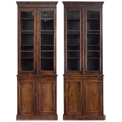 Pair of Mid-19th Century English Rosewood Bookcases