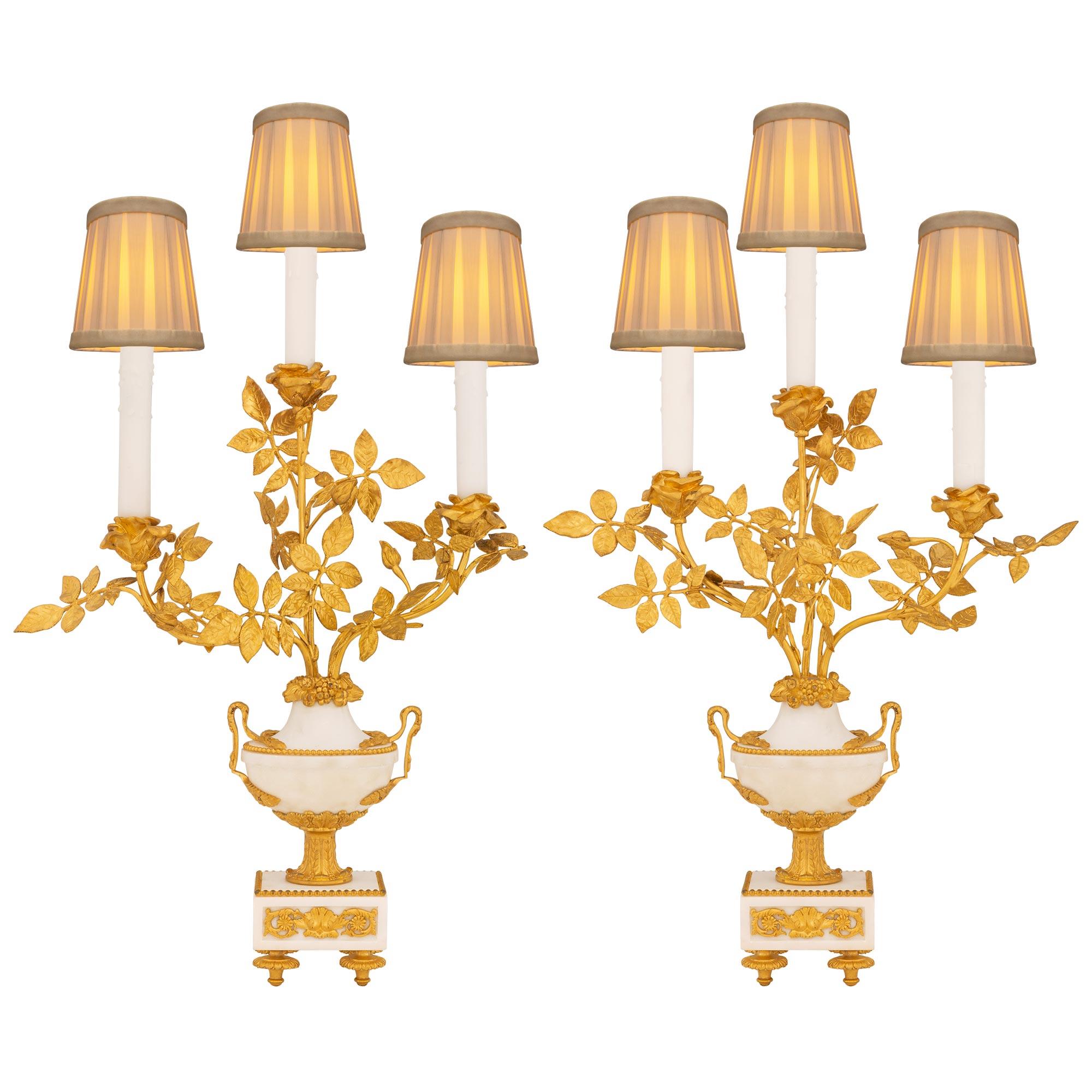 Pair of Mid 19th Century French Louis XVI St. Candelabras For Sale 6